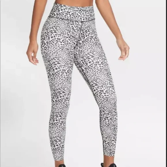 Nike Pants Jumpsuits Womens Nike One Luxe Leopard Mid Rise